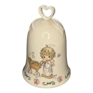 Precious Moments "God's‎ Blessing" Nativity Angel Hand Bell Figurine Christmas